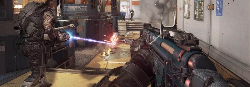 Illustration for article titled Call Of Duty: Advanced Warfare trades realism for a Day-Glo fantasy of supermen